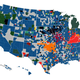 Illustration for article titled The Most Accurate Map of NCAA College Basketball Fandom